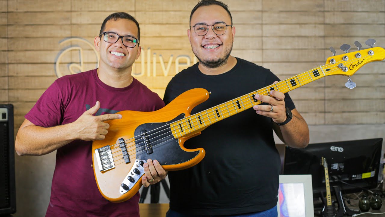 Preamp deOliveira #26 Como TURBINAR o som do seu BAIXO CONDOR Jazz Bass 5 Cordas