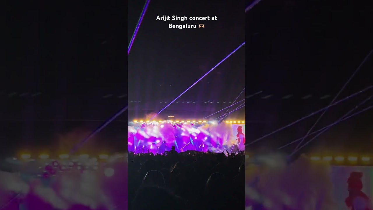 Arijit Singh concert at Bangalore