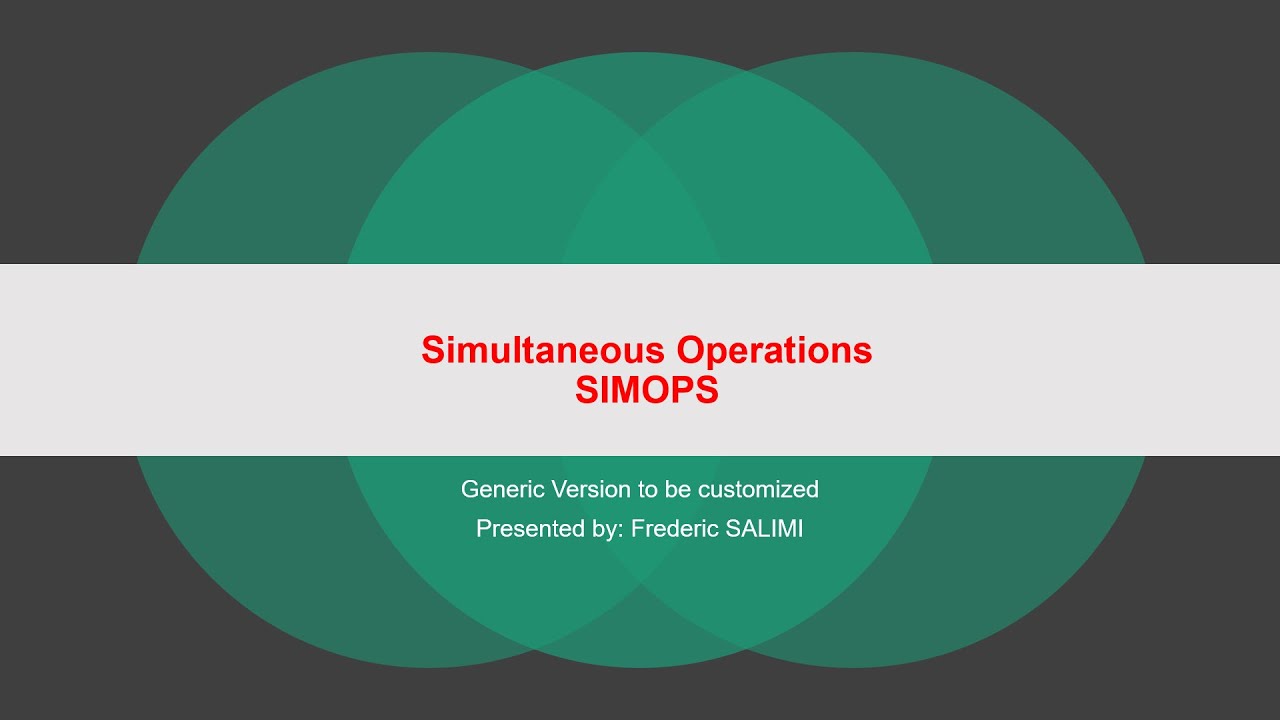 Simultaneous Operations (SIMOPS)