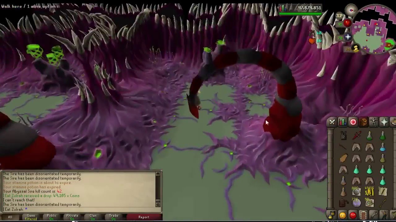 10 Kills 1 Invy Abyssal Sire + Unsired Drop (6x speed)