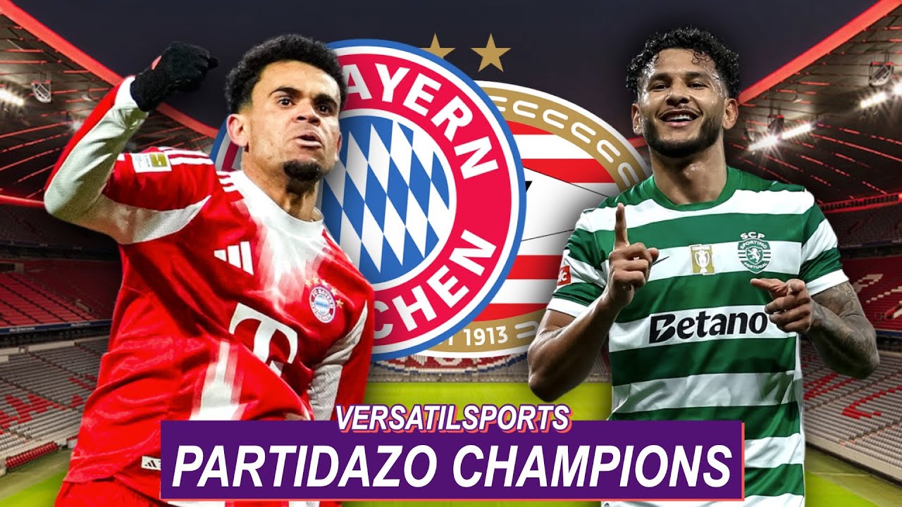 LUIS DIAZ PARTIDAZO BAYERN MUNICH vs PSV | LUIS JAVIER SUAREZ | CHAMPIONS LEAGUE