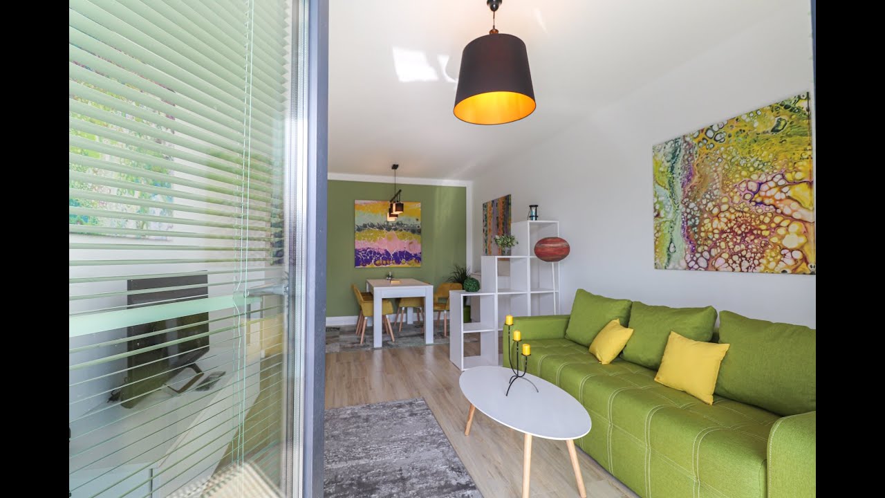 Amenajare relaxată și colorată într-un apartament de 2 camere din Cluj Napoca - Park Lake !