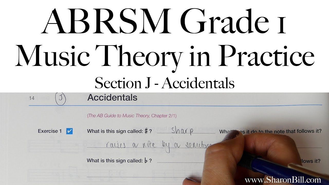 ABRSM, 1 класс, теория музыки, раздел J, случайные события с Шэрон Билл
