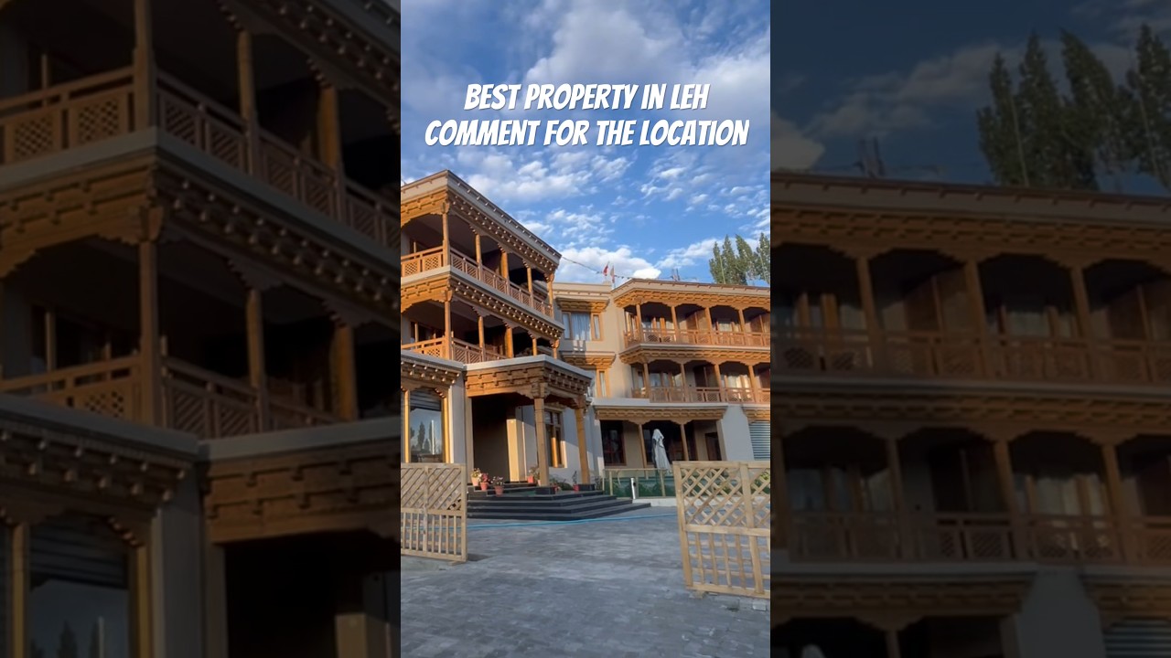 Comfortable stay in leh with this beautiful property #trending #travel #lehladakh #hotels #youtube