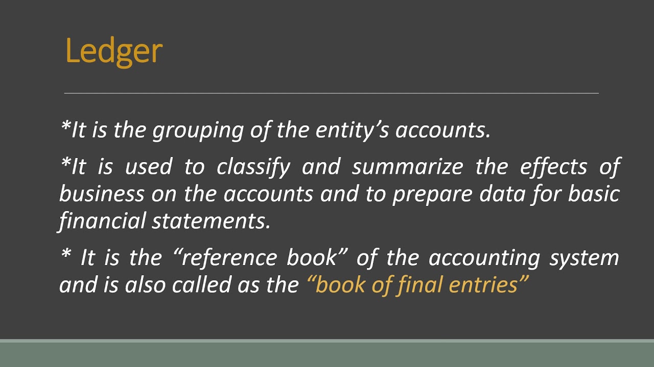 Lesson 2  Books of Accounts