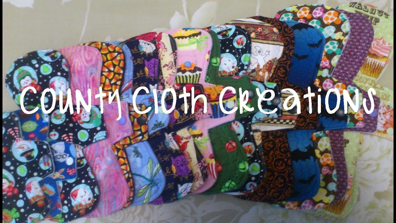 Cloth Menstrual Pads - County Cloth Creations Review