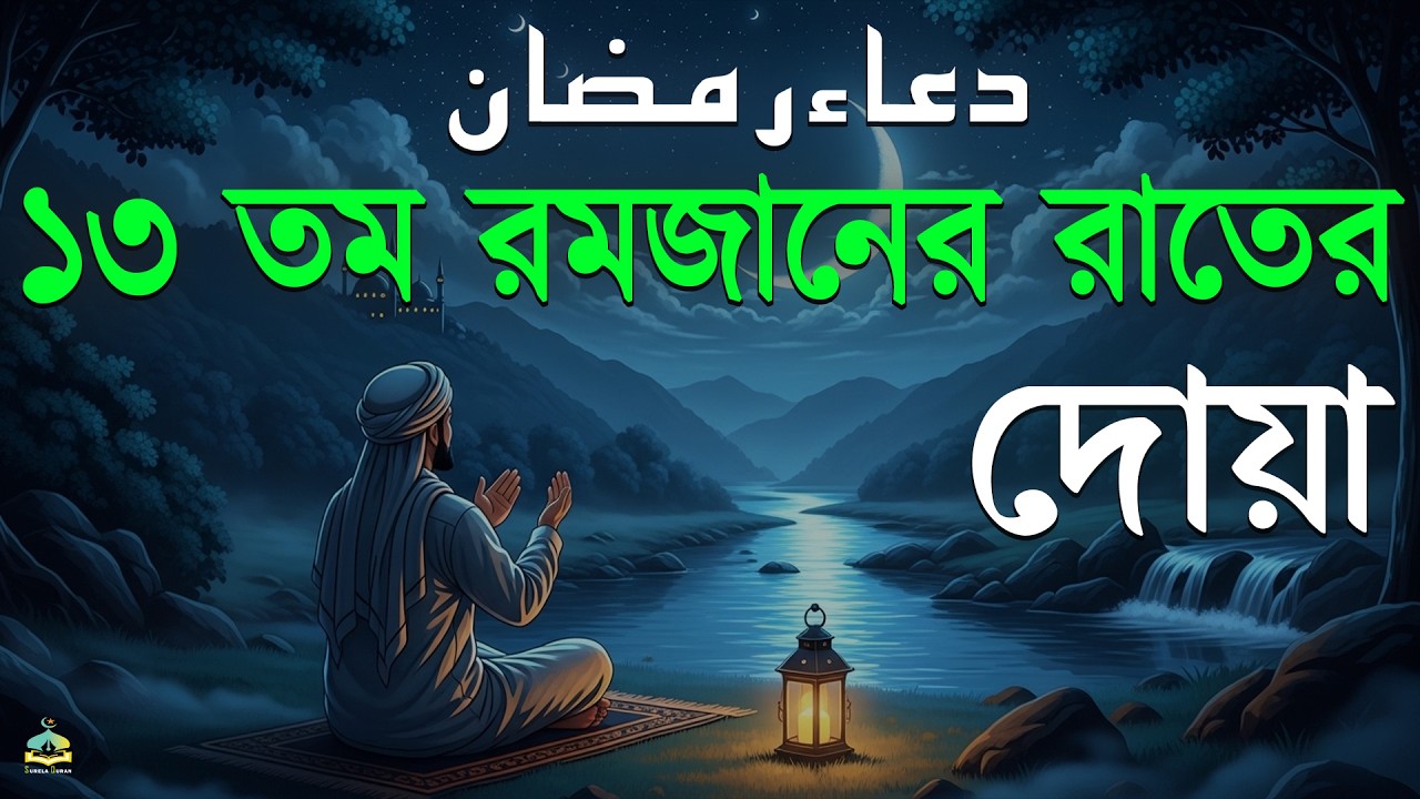 মাহে রমজানের ১৩ তম দিনের আমল | আবেগময় কন্ঠে রমজানের দোয়া | Dua For Ramadan 2026 | Alaa Aqel.