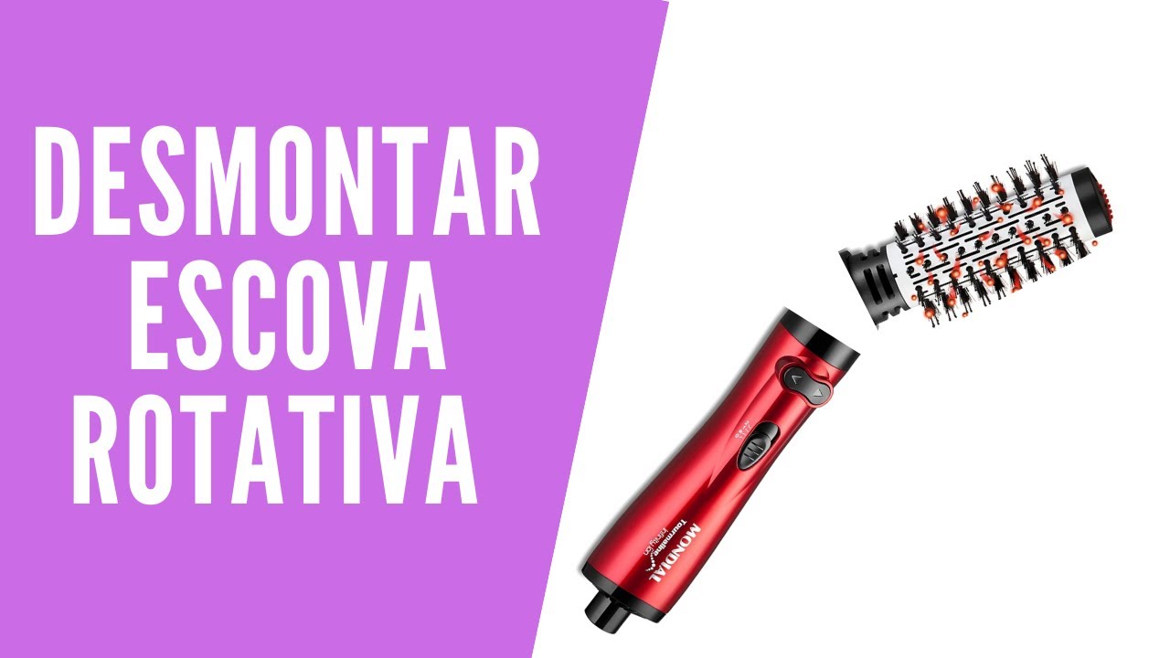 como desmontar Escova rotativa mondial com problema