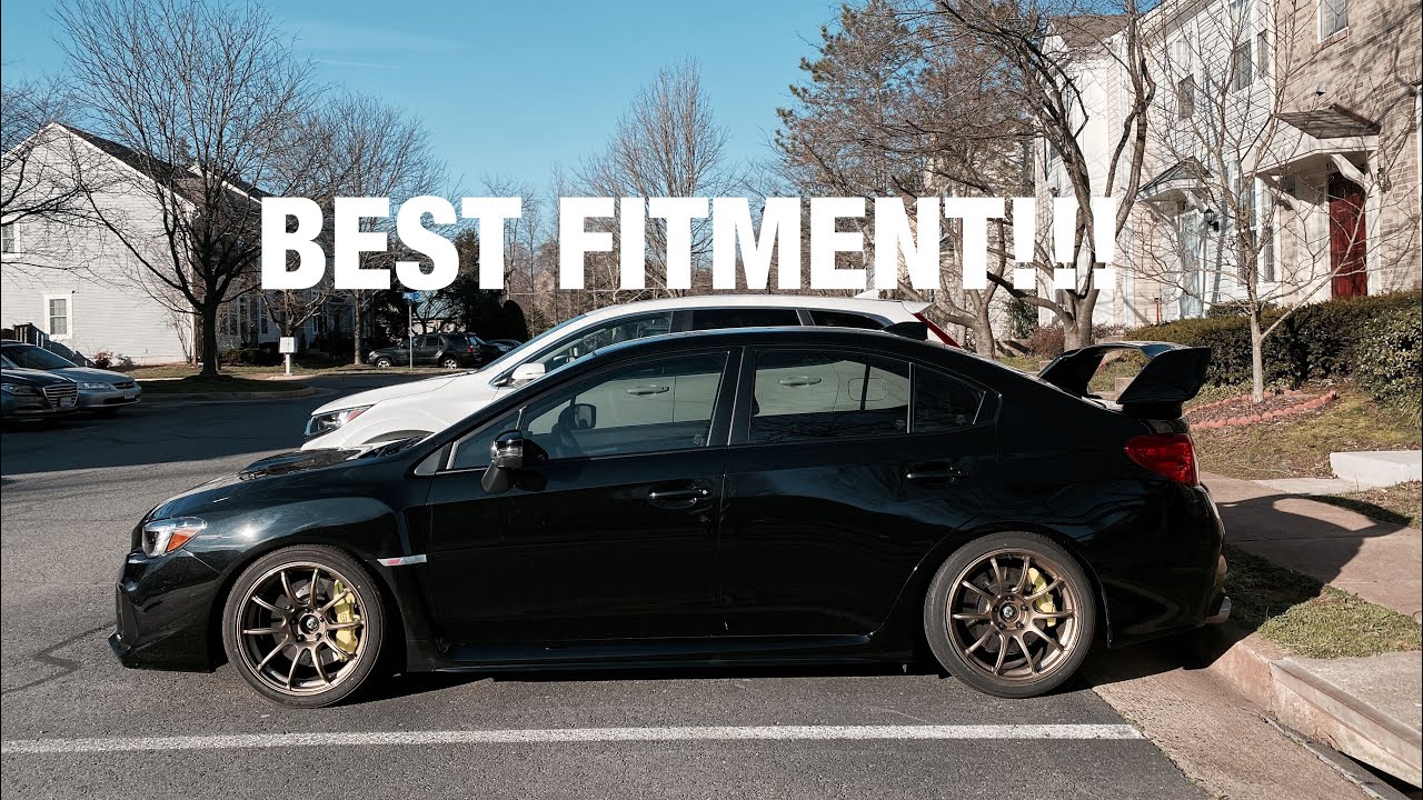 Perfect wheel/tire setup for your 2015+ WRX/STI