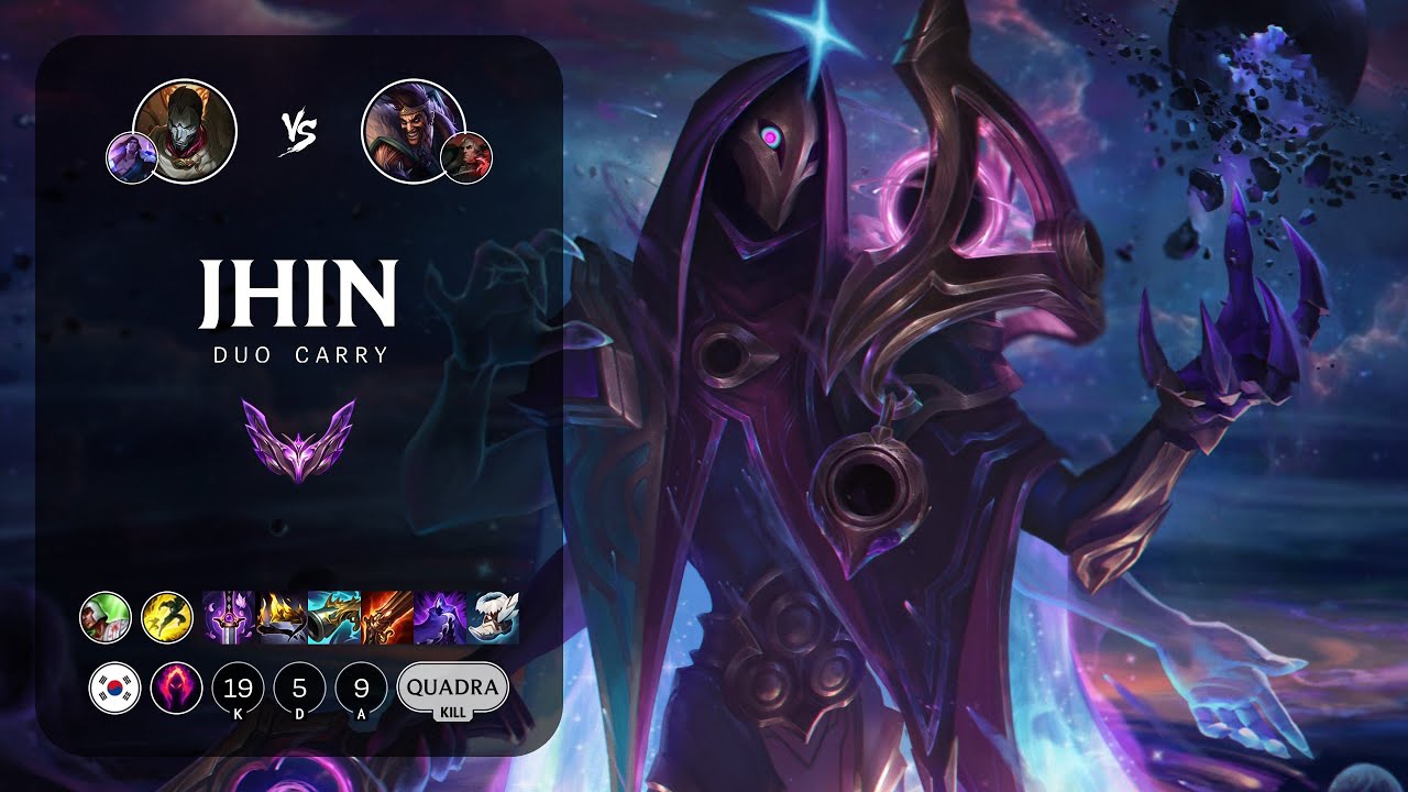 Jhin ADC vs Draven - KR Master Patch 14.2