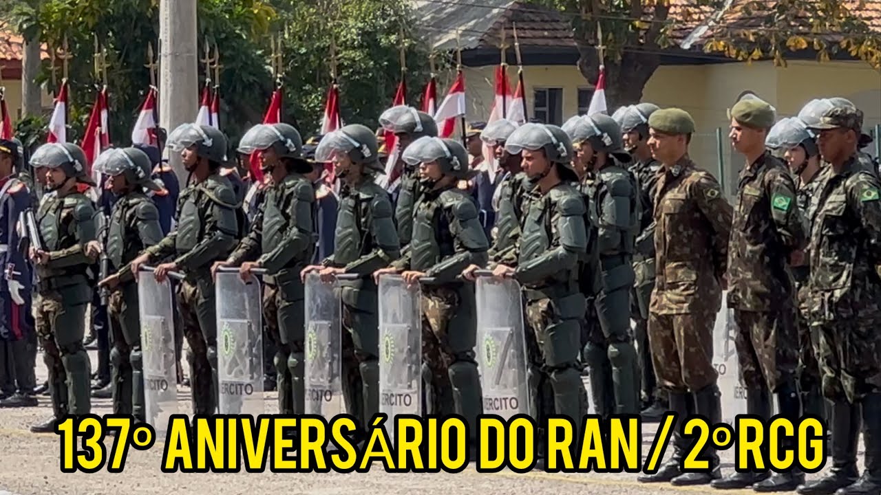 137 ANOS DO REGIMENTO ANDRADE NEVES / 2º REGIMENTO DE CAVALARIA DE GUARDA 🇧🇷