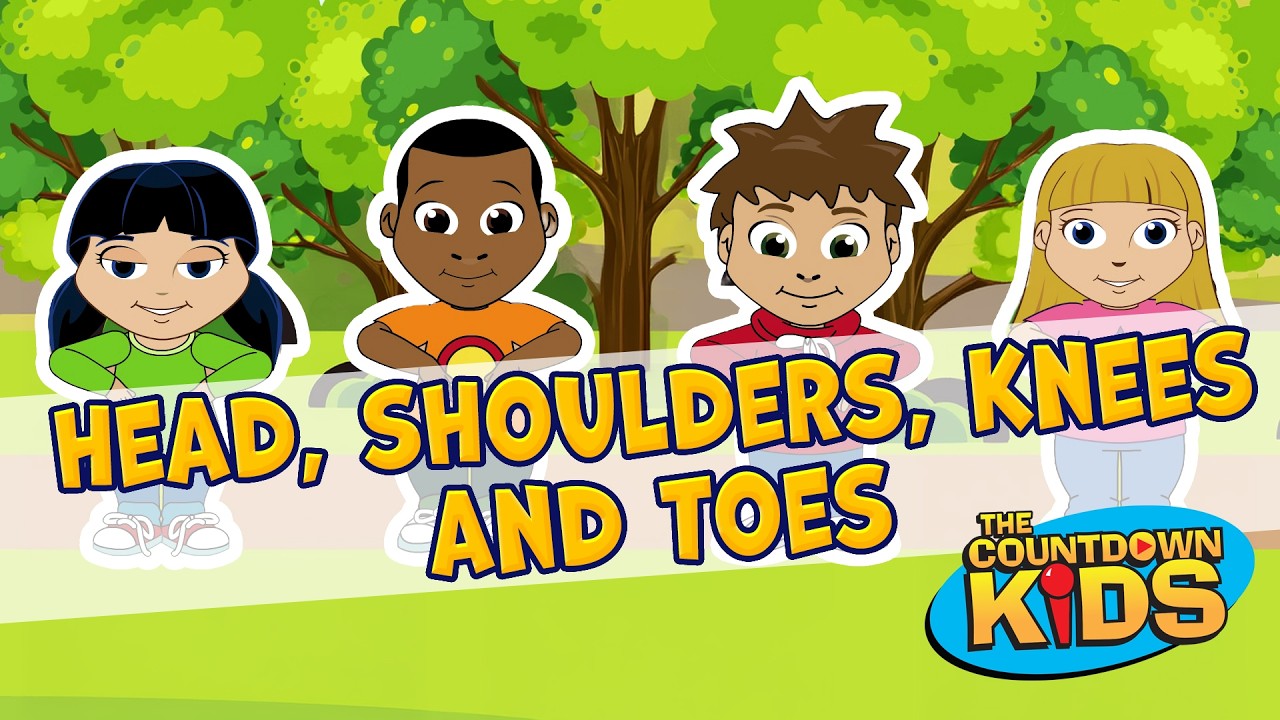 Head, Shoulders, Knees and Toes - The Countdown Kids | Kids Songs & Nursery Rhymes | Lyric Video
