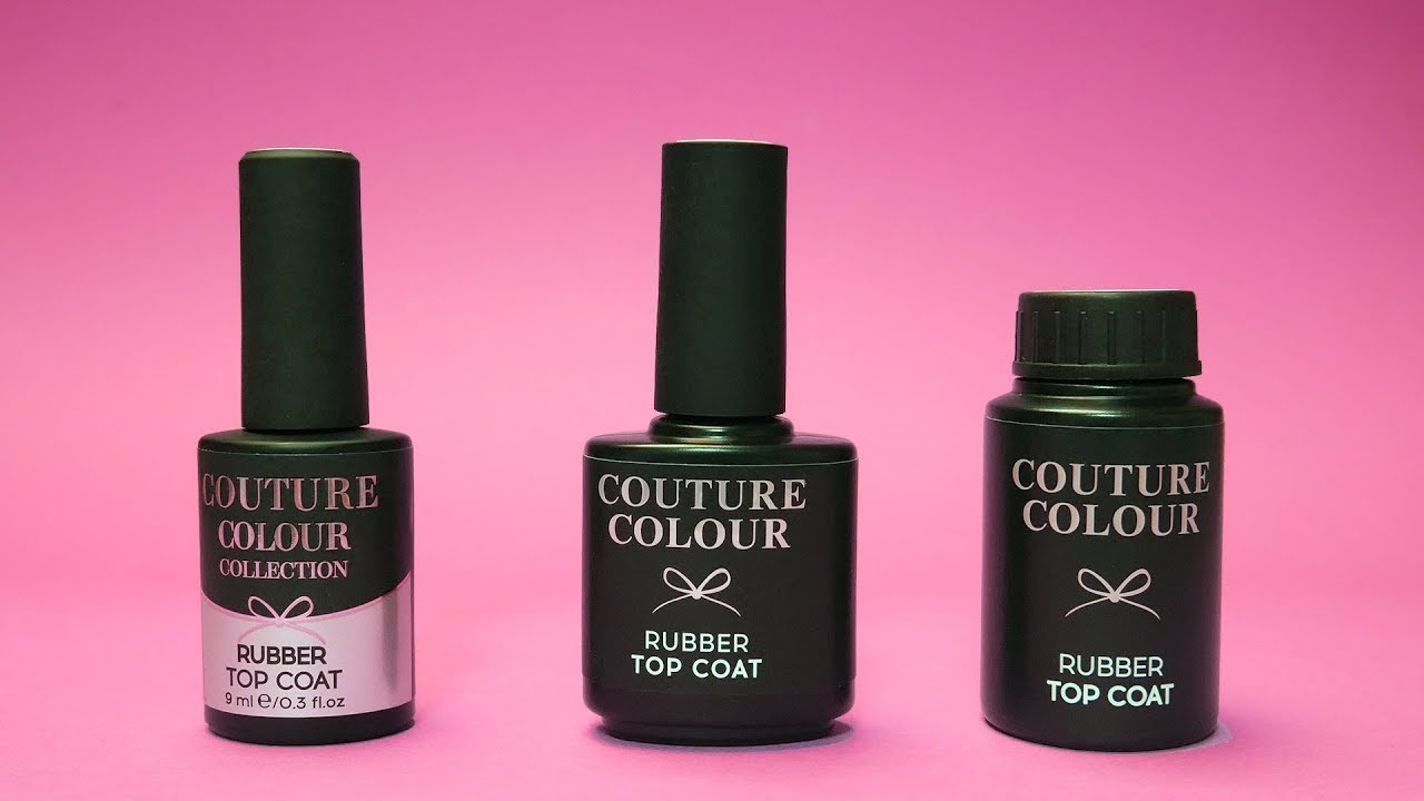 Топ каучуковый для гель-лака Couture Colour Rubber Top Coat