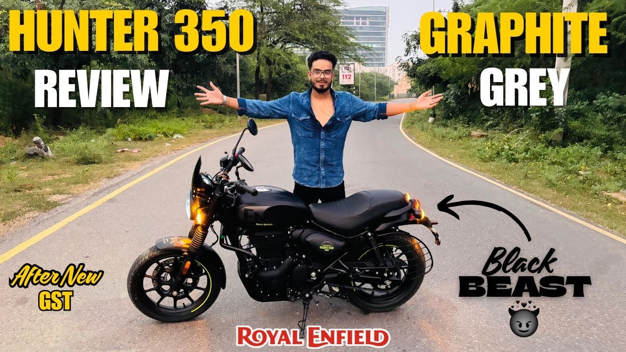 Royal Enfield Hunter 350 Graphite Grey Review 2025 🔥Features 🔥Price 🔥Experience 🔥Graphite Grey