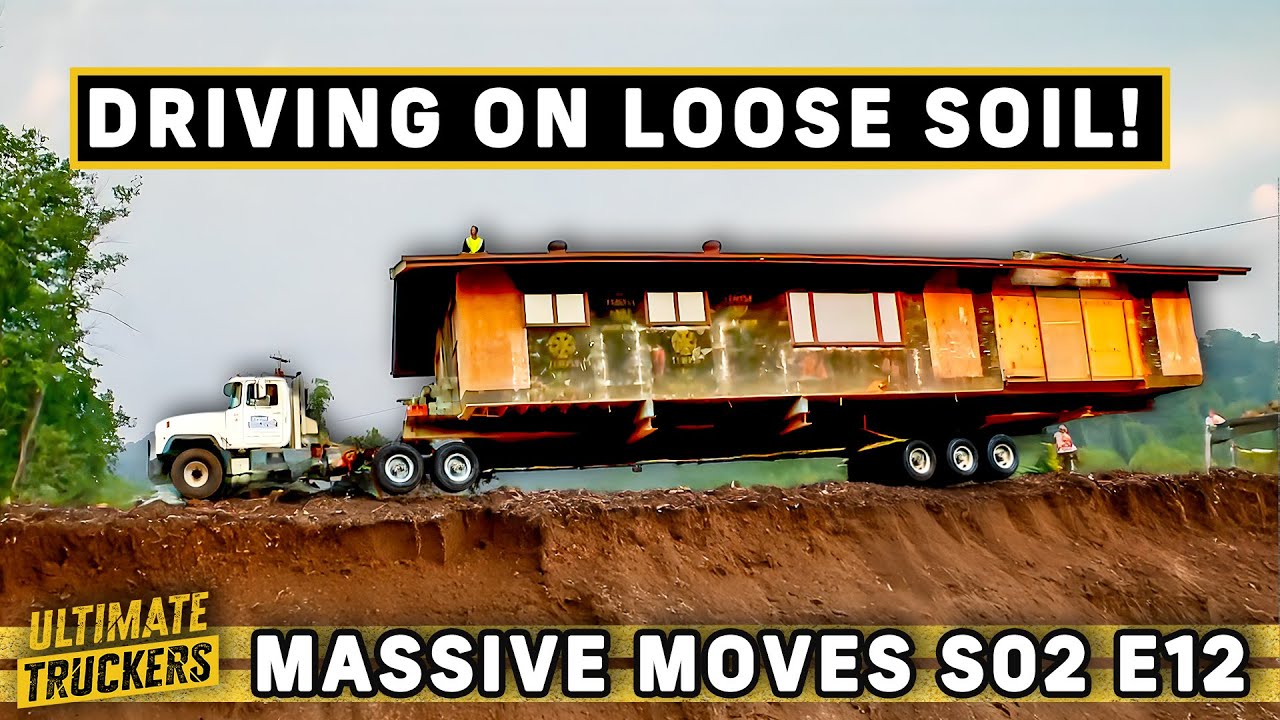 House Movers Driver Over Dangerous Dirt Road and Risk Collapse! | Massive Moves S2E12 | Full Episode