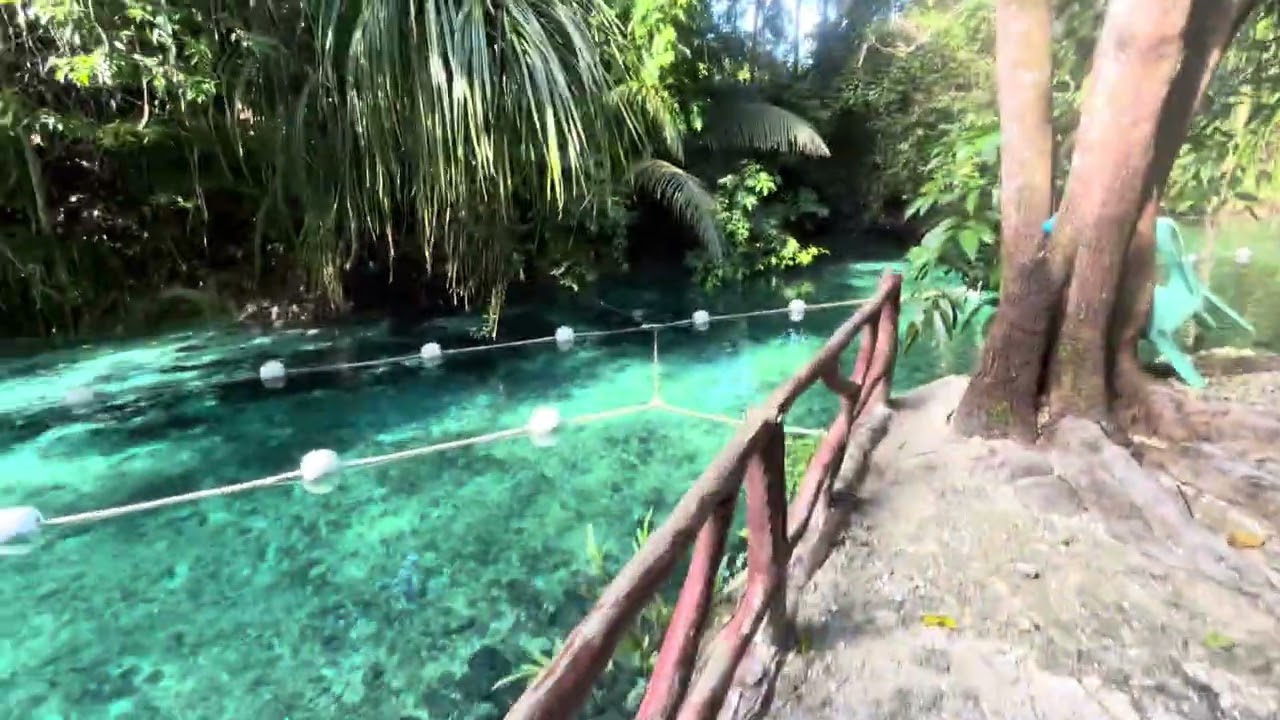 Enchanted river along side 