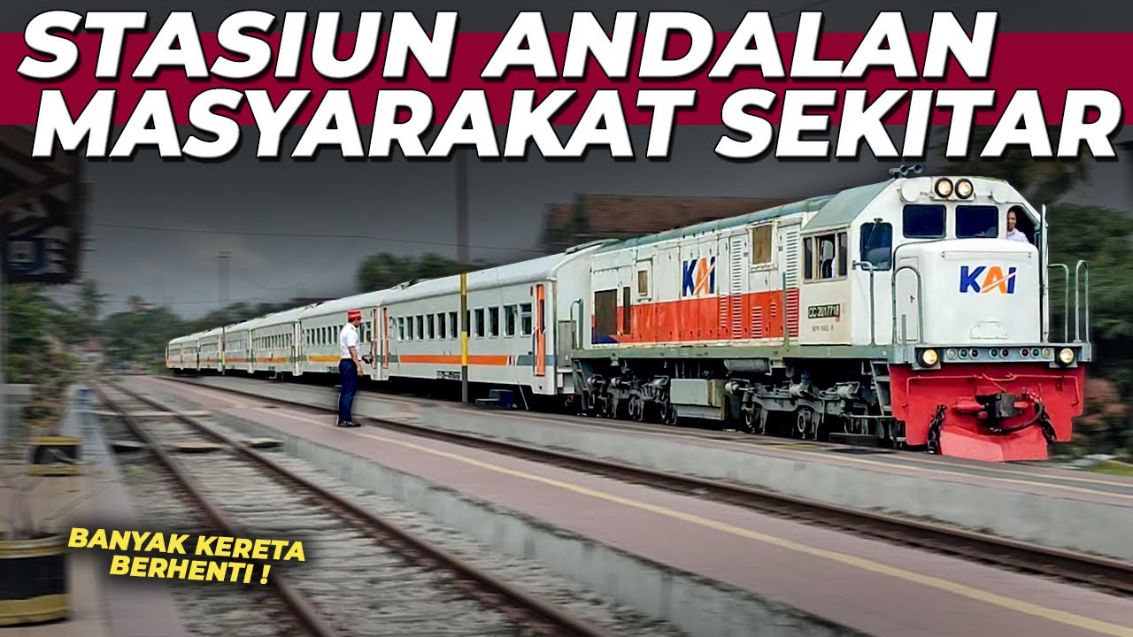 DENGAN ADANYA STASIUN INI WARGA SEKITAR BISA LEBIH MUDAH NAIK KERETA TANPA HARUS KE STASIUN BESAR