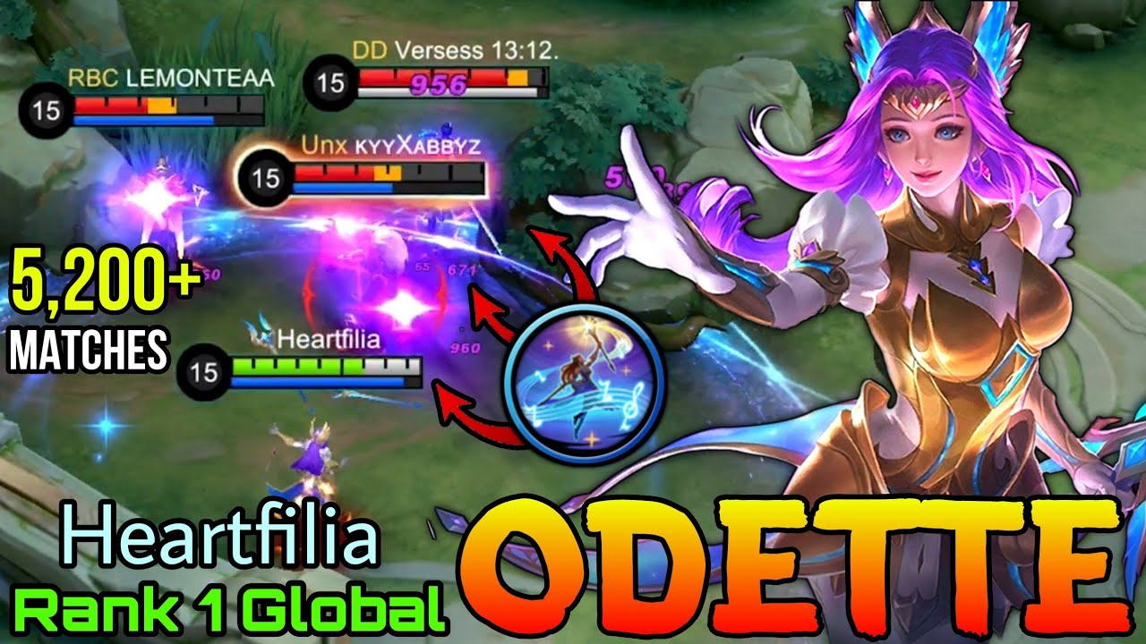 5,200+ Matches Odette Deadly Swan Song! - Top 1 Global Odette by Heartfilia - Mobile Legends