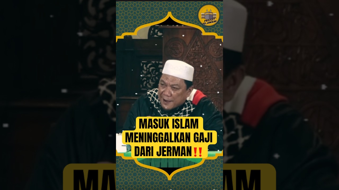 MASUK ISLAM MENINGGALKAN GAJI DARI JERMAN‼️ALM USTADZ YAHYA WALONI #ustadzyahyawaloni #masukislam