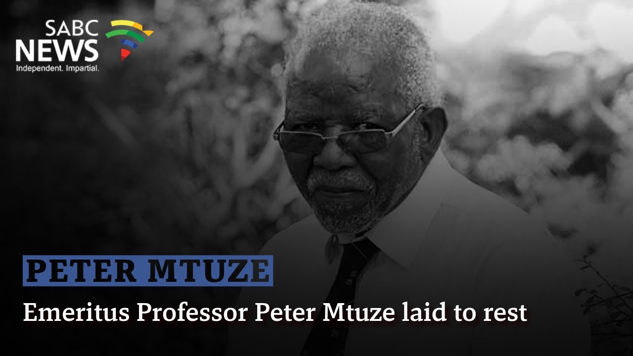 Emeritus Professor Peter Mtuze laid to rest