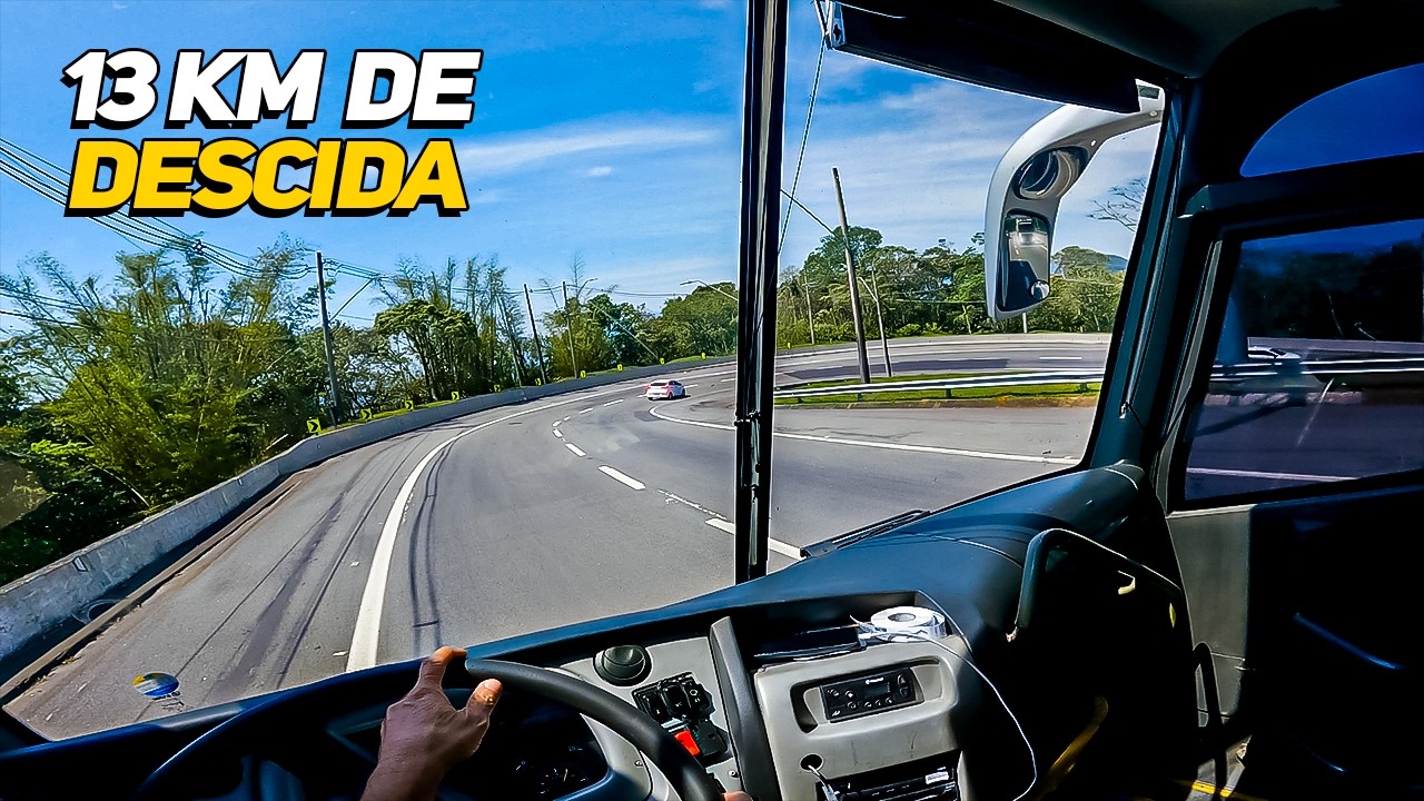 Descendo a Serra de Caraguatatuba até o nível do Mar | Destino São Sebastião | Trecho Completo