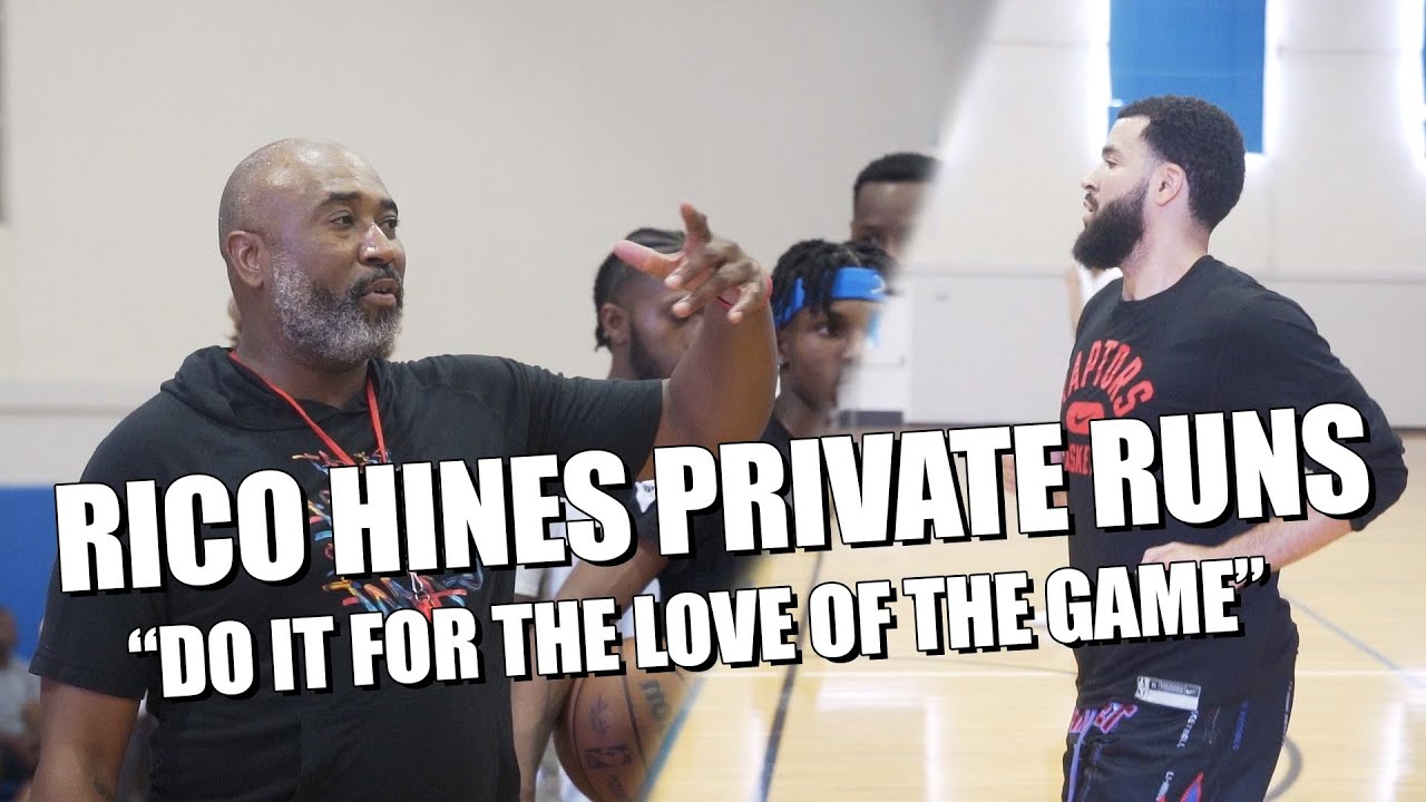 NBA Champion Kevon Looney, Fred VanVleet, & Pascal Siakam compete at Rico Hines Private Runs