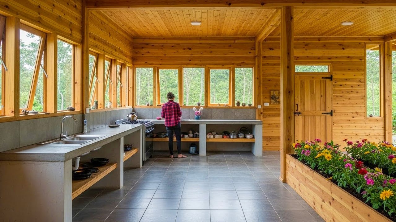 Building a kitchen with natural materials - The results surprised everyone.