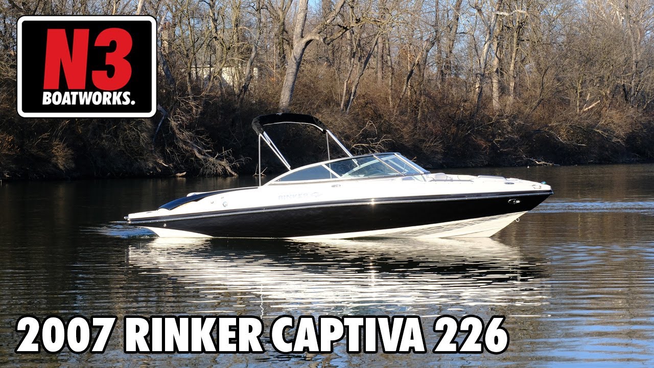 Катер Rinker Captiva 226 2007 года выпуска - на воде || N3 Boatworks