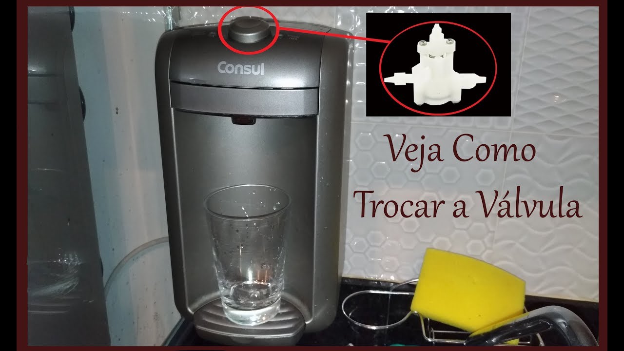 Trocar V&aacute;lvula Acionadora &Aacute;gua Purificador Filtro Consul Bem Estar - W10231316