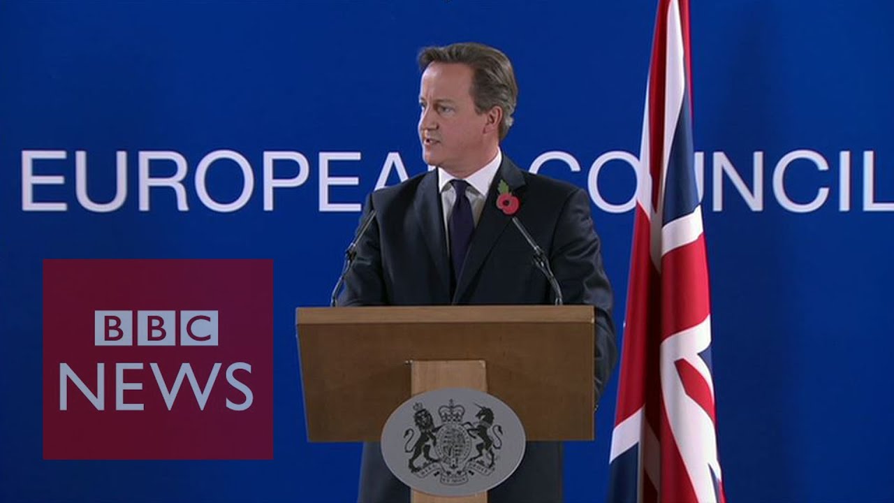'I'm angry & we won't be paying £1.7bn bill' David Cameron - BBC News