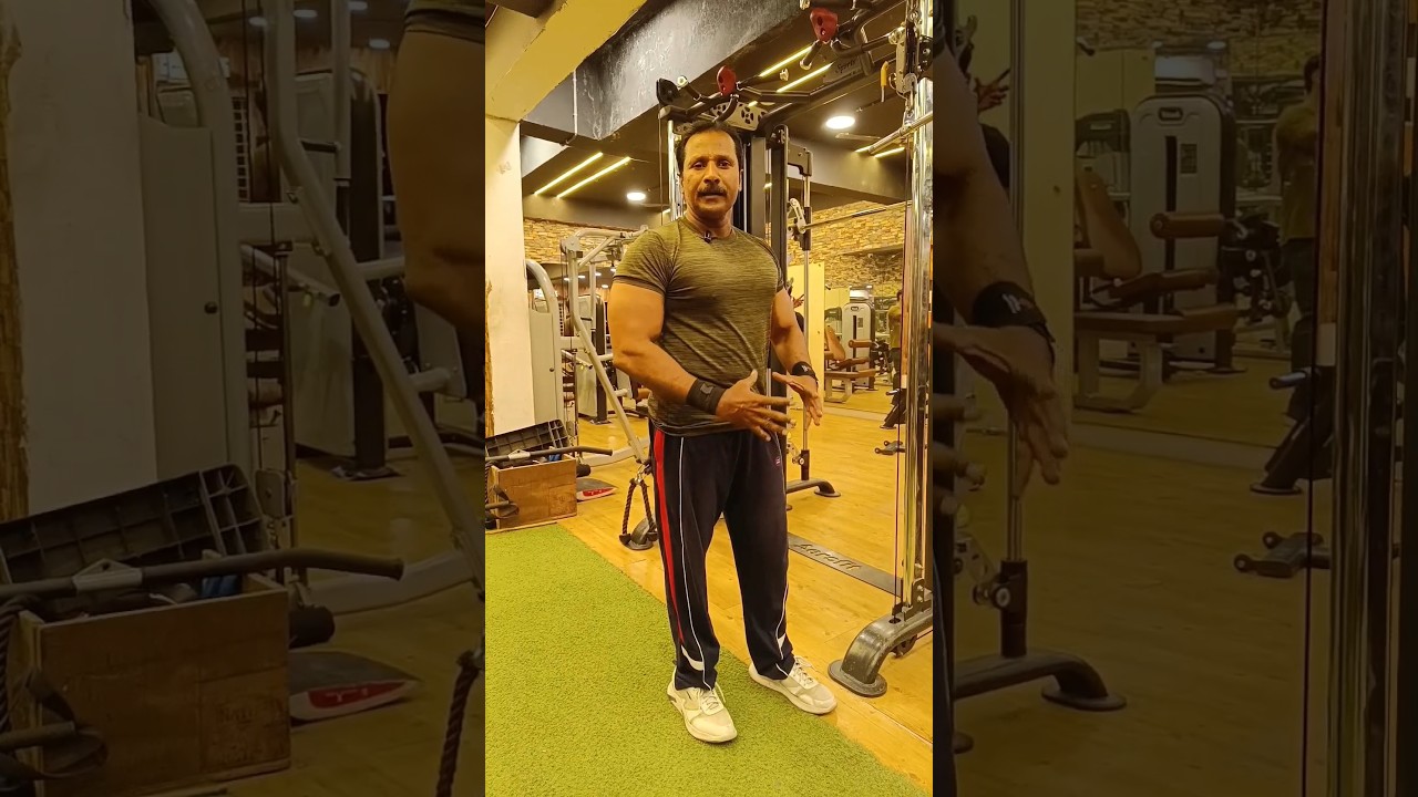 tricep bar pushdown exercise for bigger triceps in proper way 