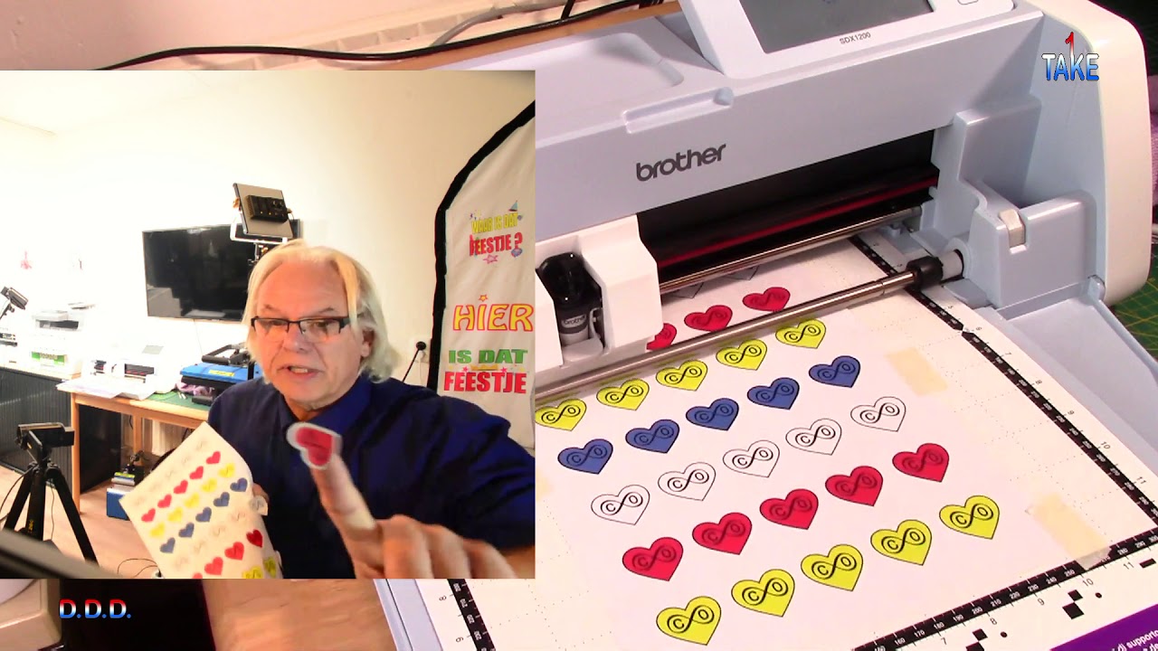 Stickervellen maken, (goedkoop van papier)