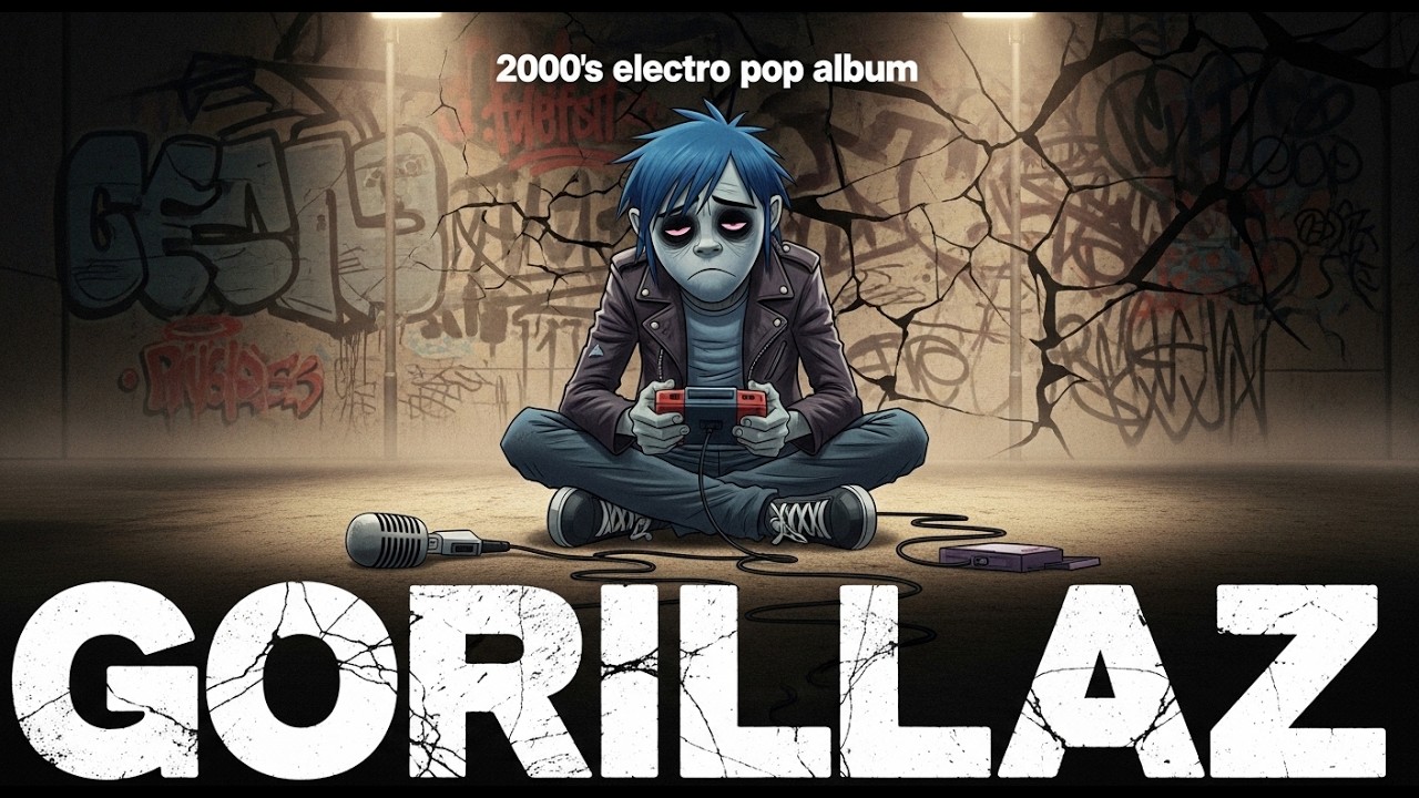 Psycho Pulp Fiction – Gorillaz-Inspired AI Trip-Hop Album | 2000s Electro Pop
