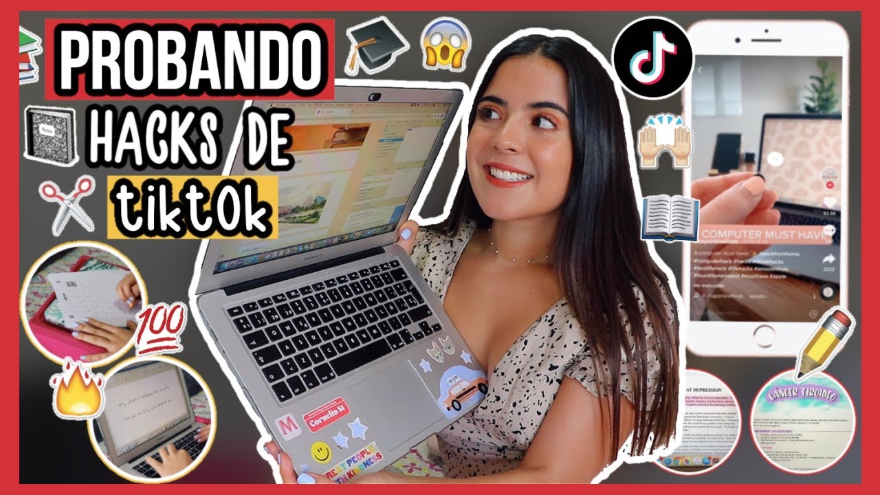 PROBANDO HACKS DE TIKTOK {si eres estudiante te salvaran la vida}