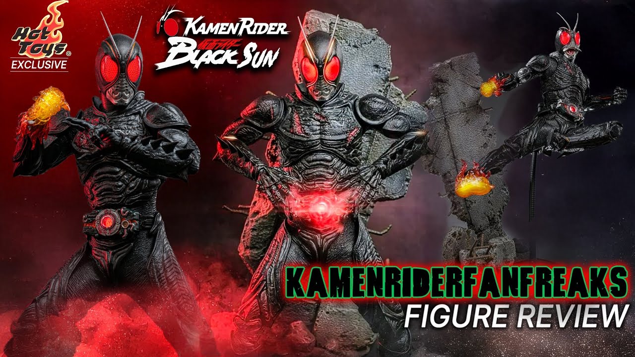 Hot Toys Kamen Rider Black Sun Exclusive Battle Damaged Version Figure Review 
