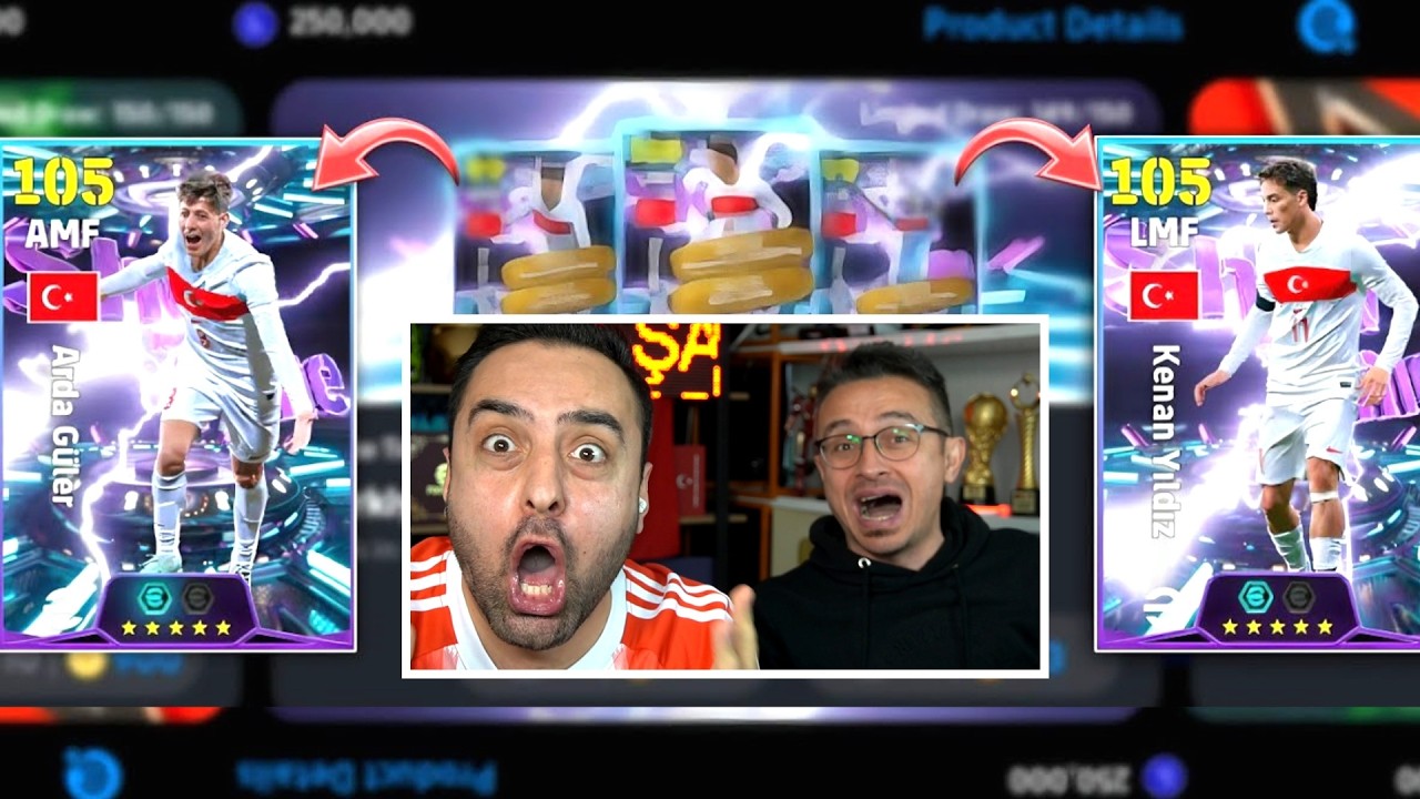 T&Uuml;RK EFSANEYE TEKLİ ATTIM 😱 DAYI ŞOK ! KENAN YILDIZ ! ARDA G&Uuml;LER ! EFOOTBALL MOBİLE 2026