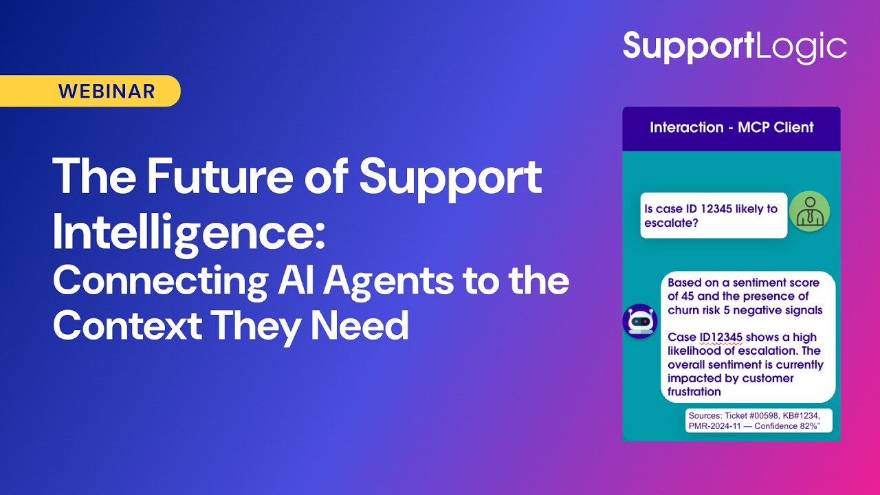 The Future of Support Intelligence: Giving AI Agents the Context They Need
