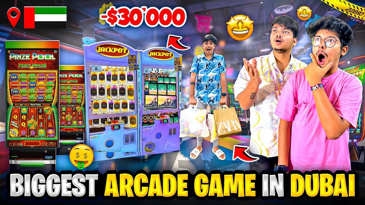 I Booked Full  Arcade for TSG Ritik in Dubai 🇦🇪| Most Expensive VIP Card 😨[Biggest Jackpots]