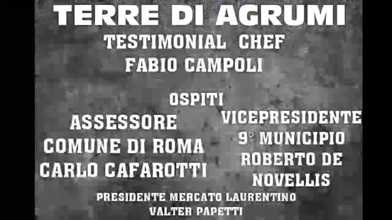 Chef Fabio Campoli Al Mercato Laurentino