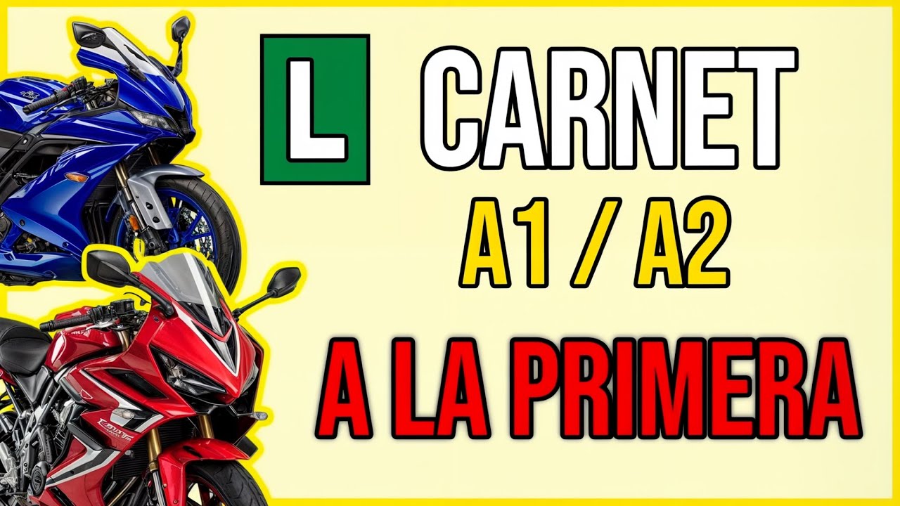 ✅️El Secreto para APROBAR el Carnet de MOTO A1 A2 Rápido!