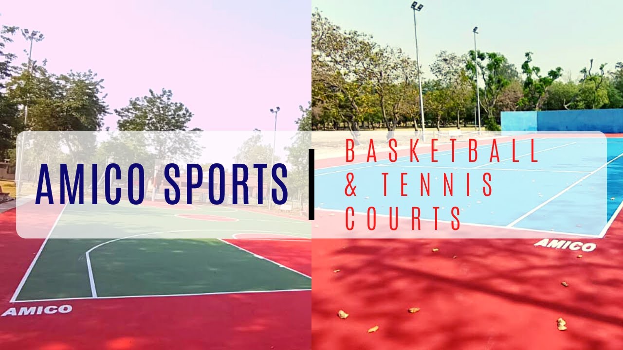 #AMICOSPORTS DEVELOPED BASKETBALL & TENNIS SYNTHETIC COURTS @IFFCO, BAREILLY, U.P. (IND)