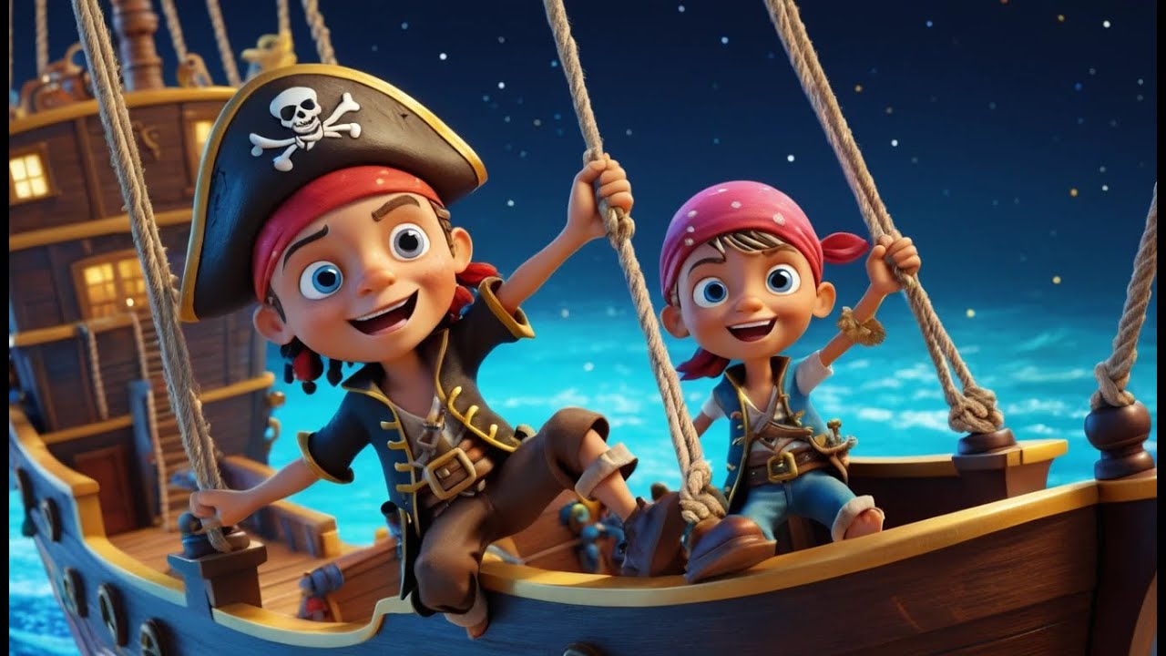 Roblox Tiny Pirate Fell Off the Treasure Ship | Kids Songs & Nursery Rhymes