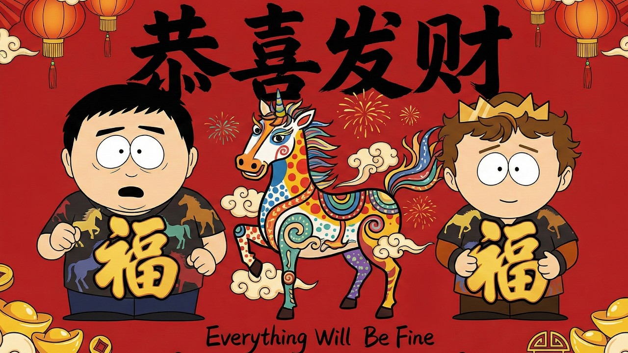 恭喜发财【王局狗剩祝大家新年快乐】