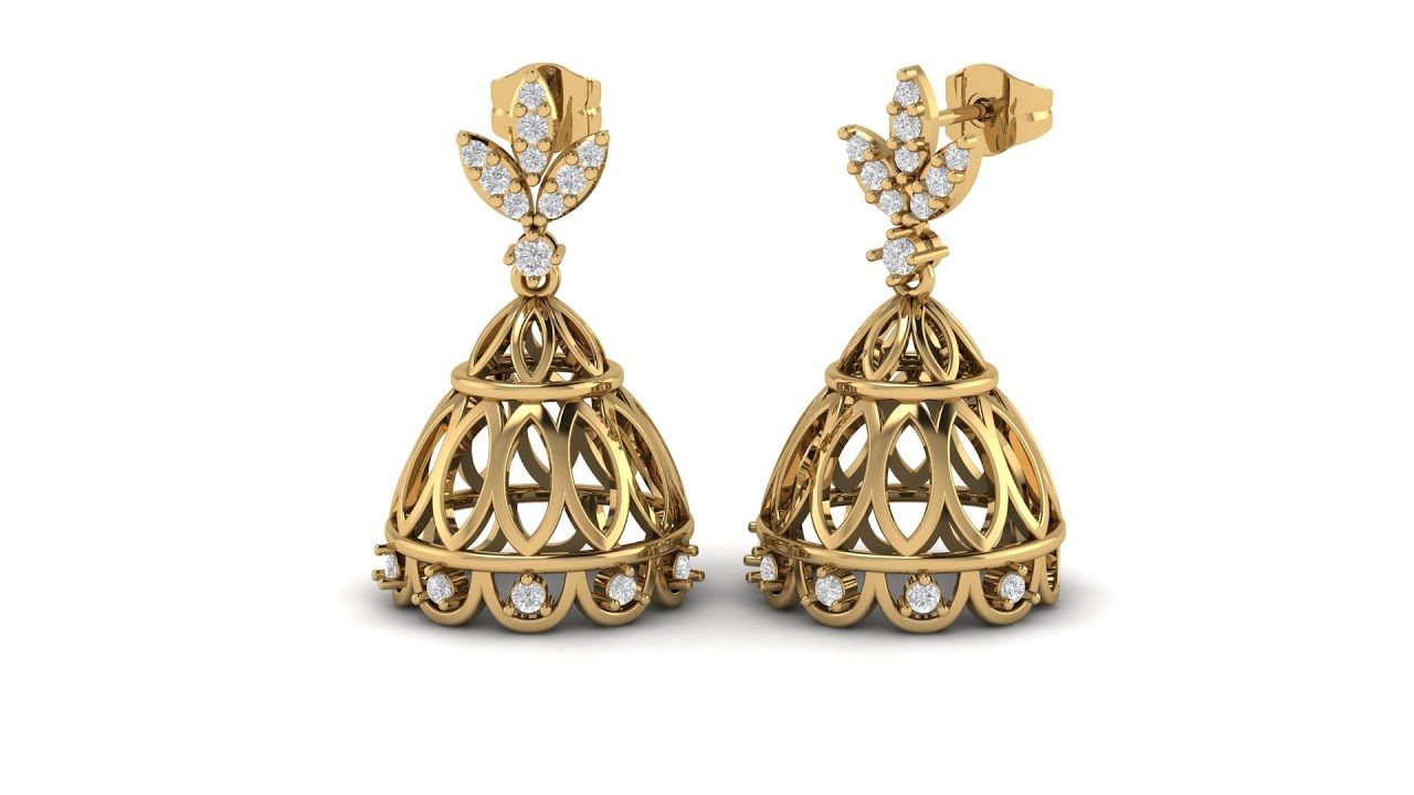 ||Making of Jhumka Earring in Matrix9 ||Cad Modeling Tutorial ||Diamond Tutorial ||Matrix Modeling