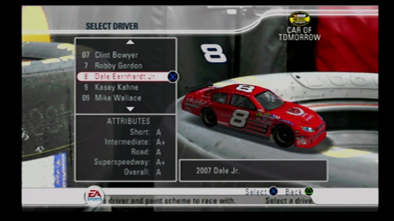 NASCAR 08 - Dale Earnhardt Jr @ Chicagoland (NSCS)