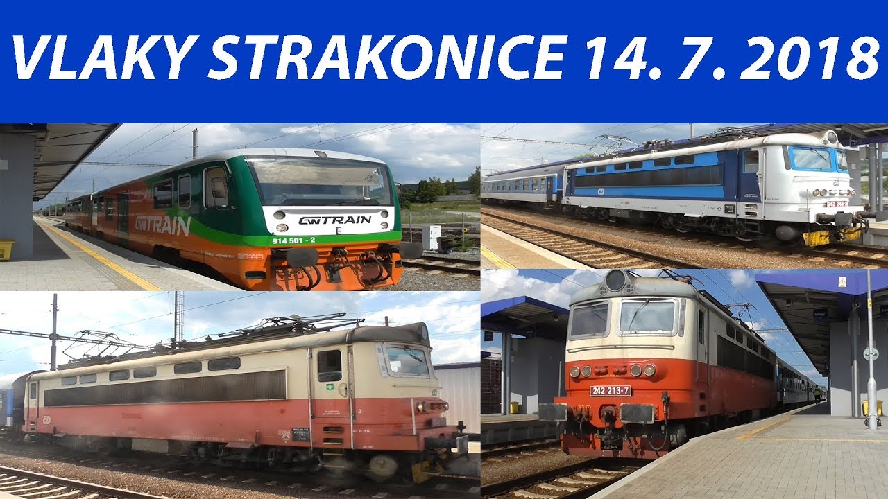 Vlaky Strakonice 14. 7. 2018
