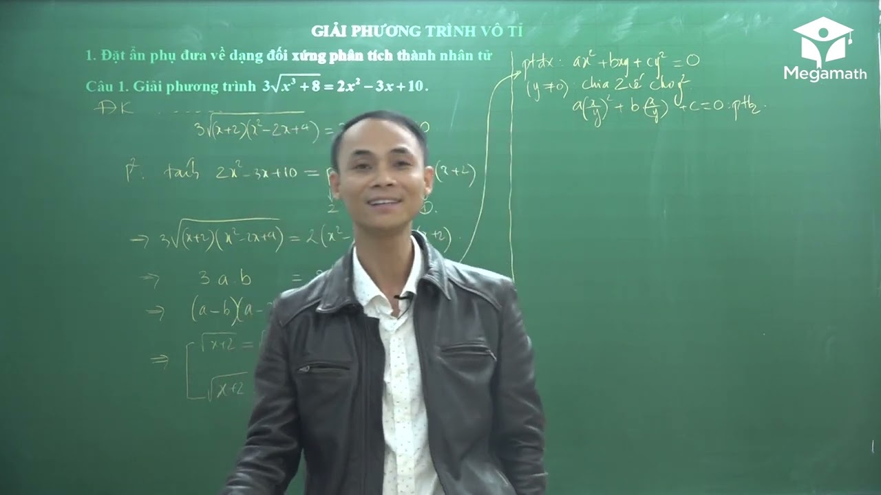 Giải phương trình vô tỉ  Bồi dưỡng HSG Toán 9 - Thầy Trần Ngọc Hà