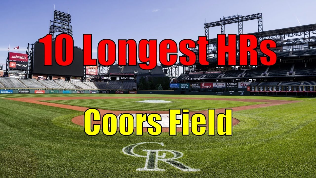The 10 Longest Home Runs at Coors Field 🏠🏃⚾ - TheBallparkGuide.com 2023