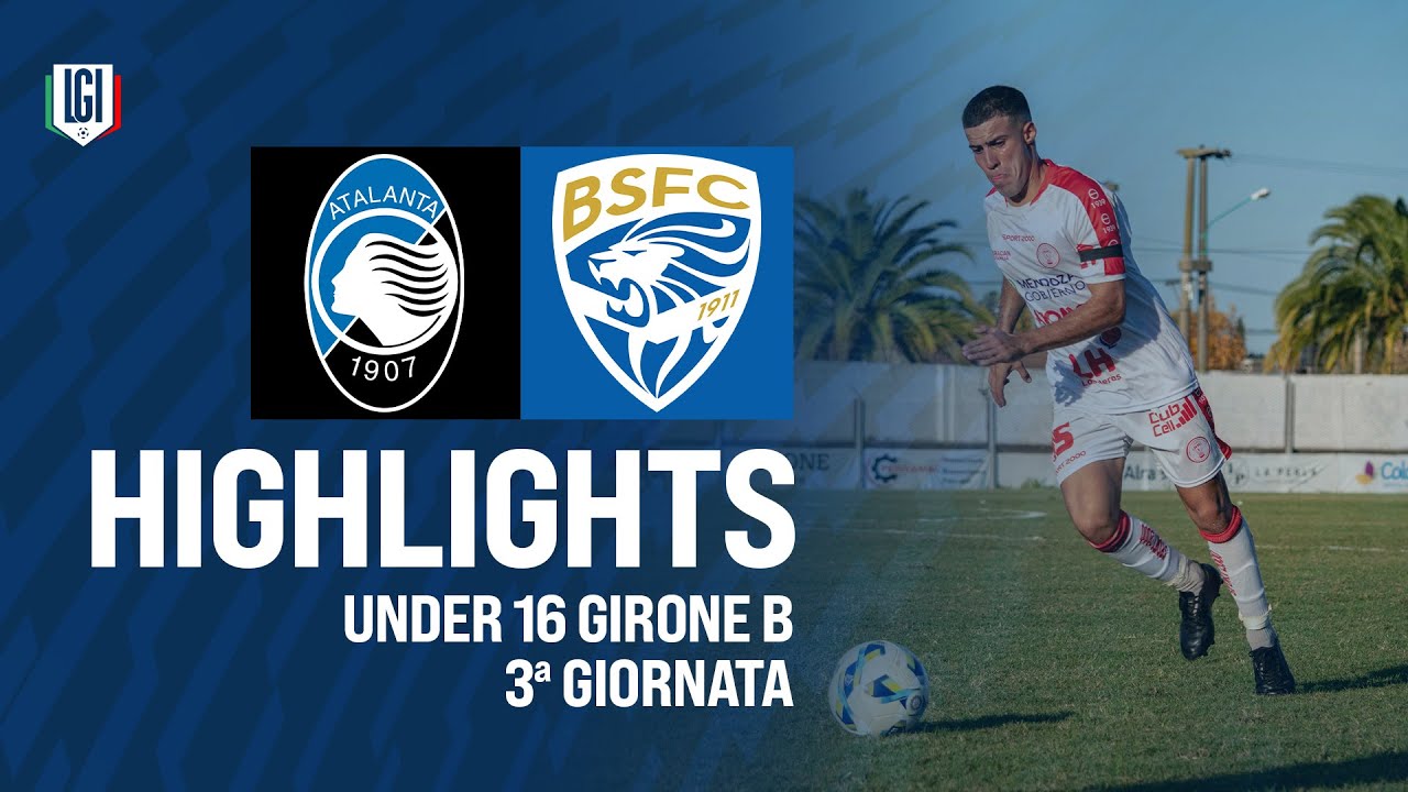 Highlights Atalanta-Brescia U16 A-B, 3ª giornata stagione 2024-25