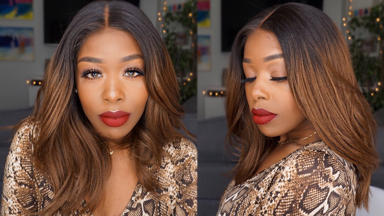 Must Have No Efforts Wig!!! Affordable Ombre Brown Bob Lace Wigs for Summer ft OMG Queen